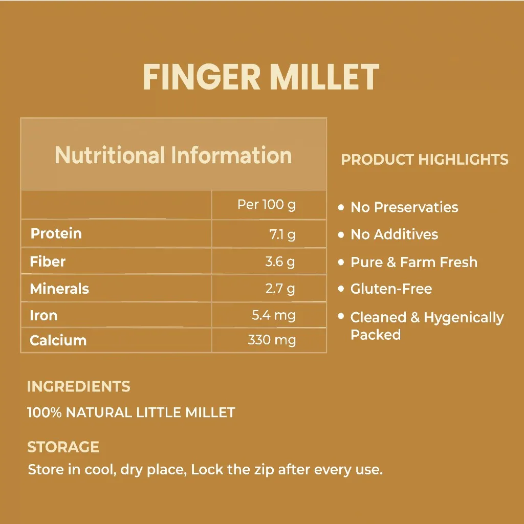 FingerMilletNutritionTable